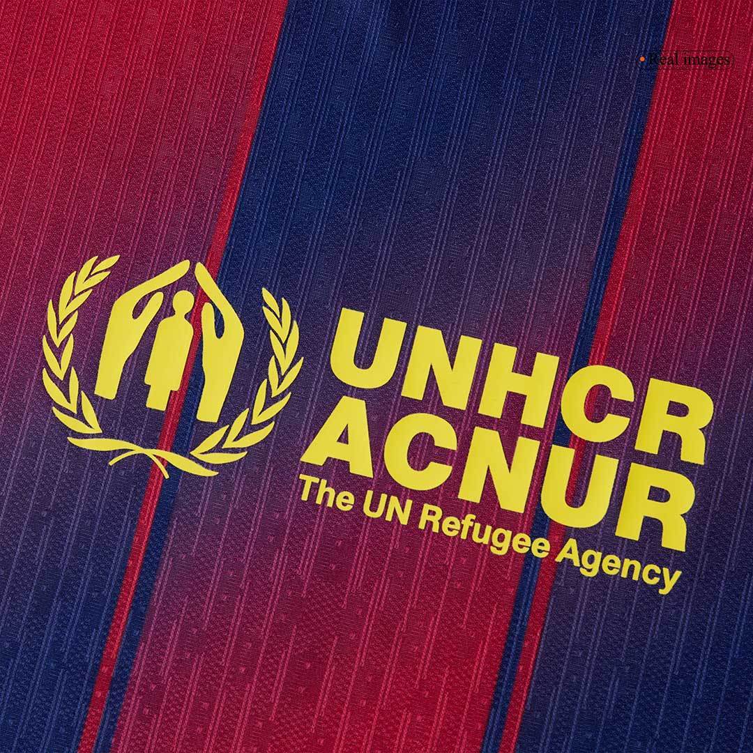 Męska Koszulka Domowa Barcelona LAMINE YAMAL #10 Wersja Piłkarska Kopa Trophy Edition 2025/26 - Slim Fit - Topowe Koszulki Pilkarskie Sklep Internetowy