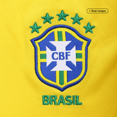 Męska Koszulka Retro Domowa Brazil 2004 - Topowe Koszulki Pilkarskie Sklep Internetowy