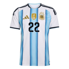 Męska koszulka Argentyny domowa L.MARTÍNEZ #22 – Mundial 2026 [PREMIUM]