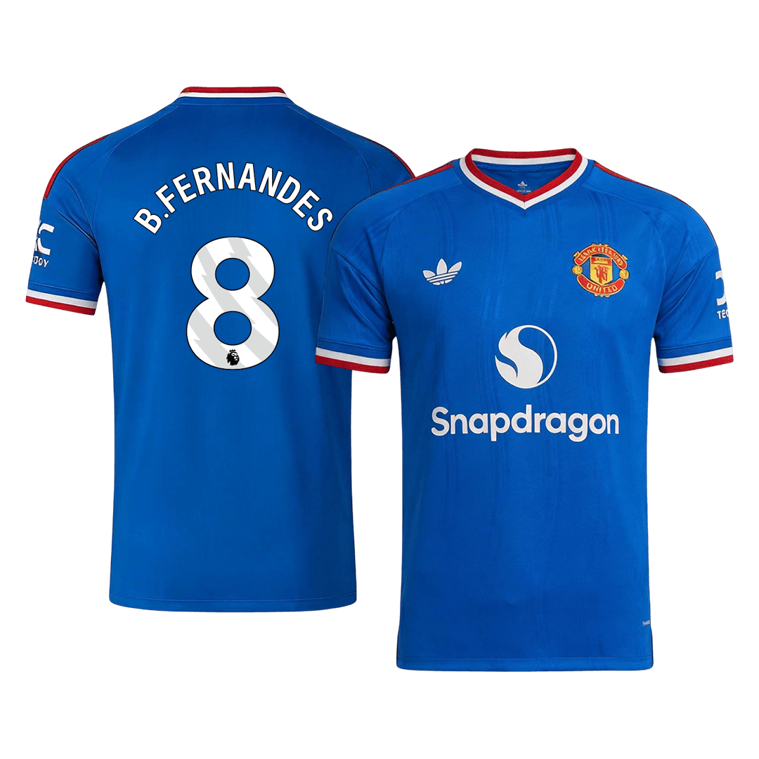 Męska wyjazdowa koszulka Manchesteru United 2026/27 – B. FERNANDES #8