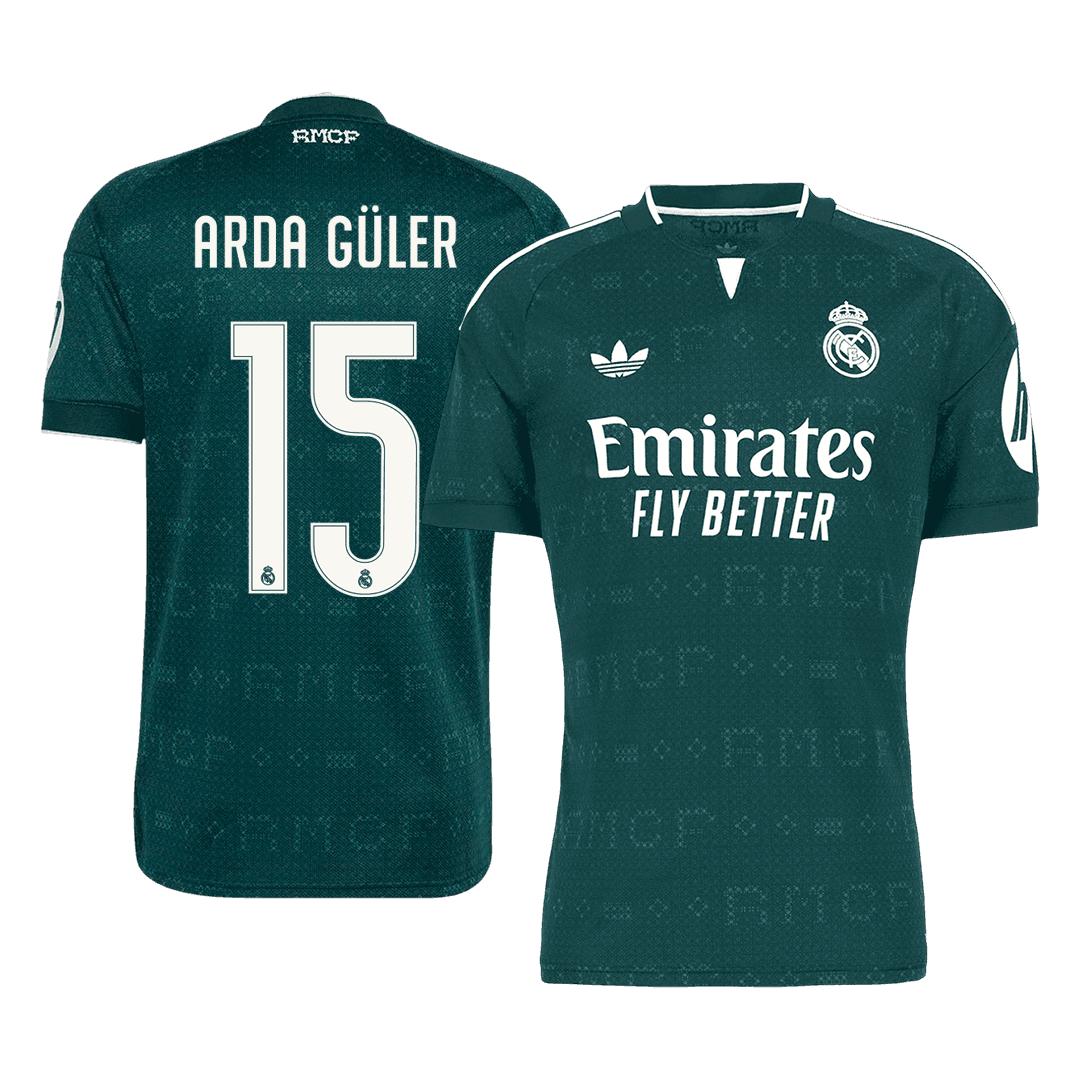 Męska wyjazdowa koszulka Realu Madryt 2026/27 – ARDA GÜLER #15