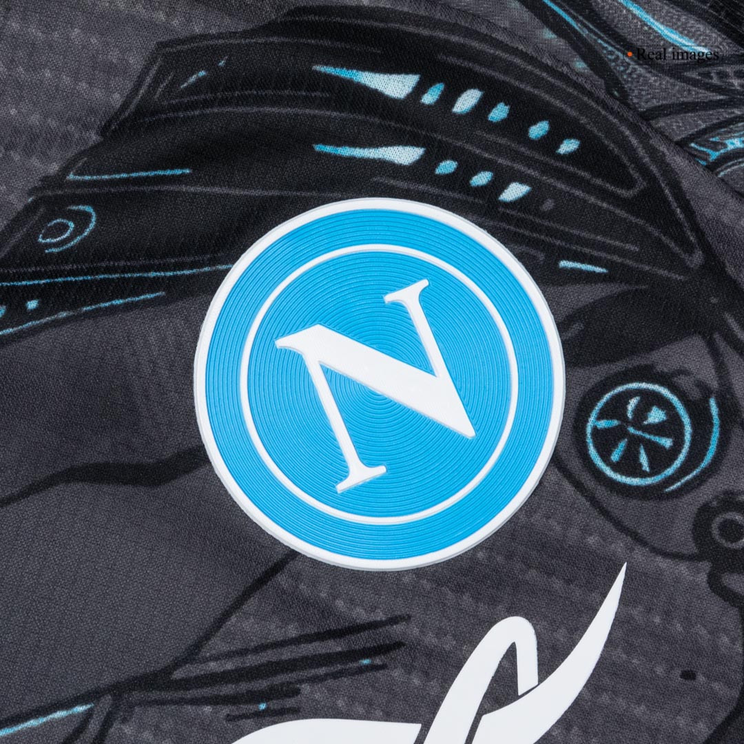 Męska Koszulka Przedmeczowa Napoli 2025/26 – Czarna