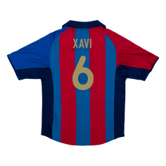 Koszulka Retro Domowa Barcelona XAVI #6 2001/02 - Topowe Koszulki Pilkarskie Sklep Internetowy