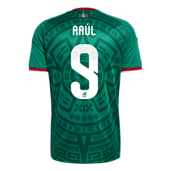 Męska koszulka Meksyku domowa Mexico Raúl #9 – Mundial 2026