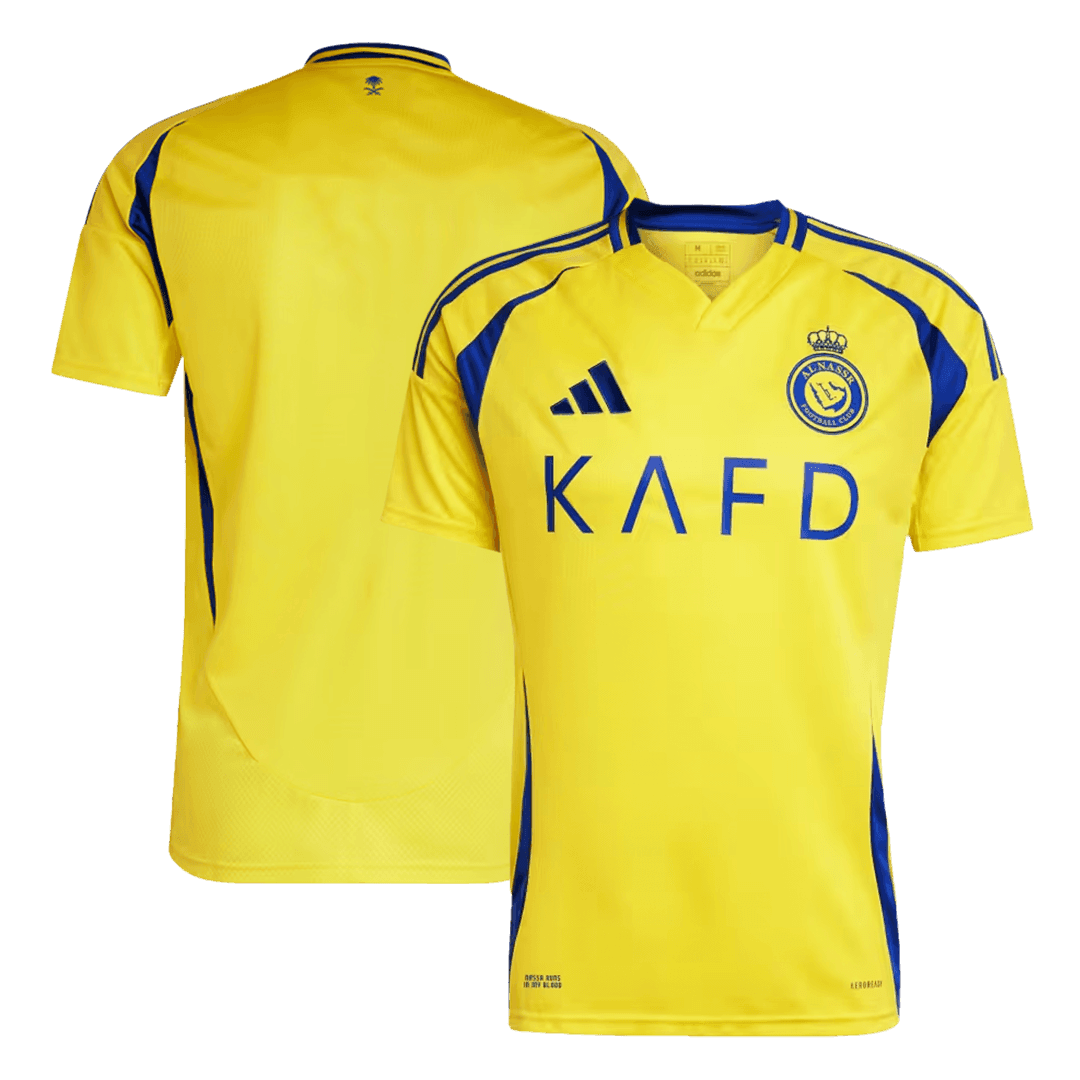 Koszulka domowa Al Nassr dla mężczyzn 2024/25-Ograniczona oferta - Topowe Koszulki Pilkarskie Sklep Internetowy