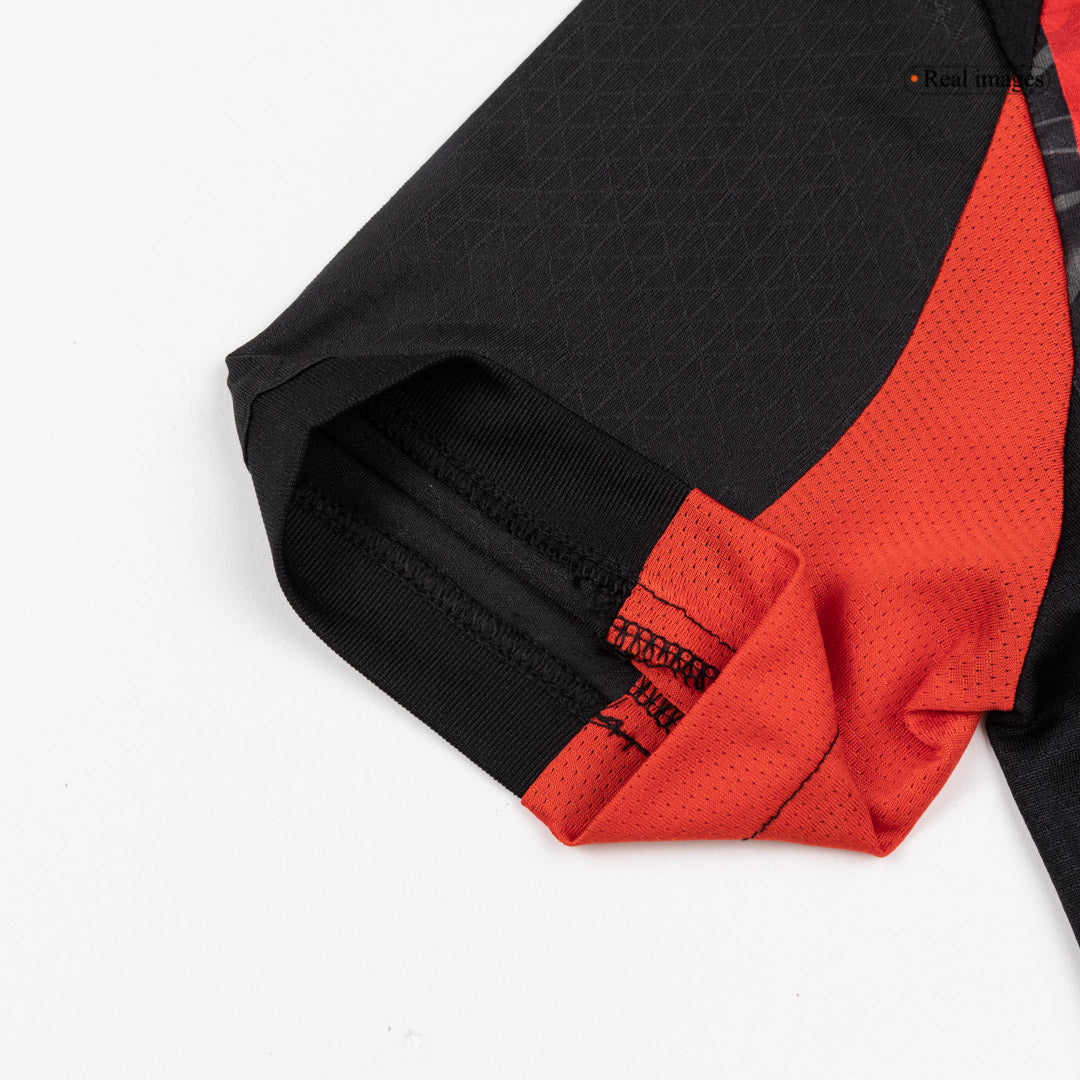 Męska Koszulka Domowa AC Milan Wersja Piłkarska 2025/26 - Slim Fit