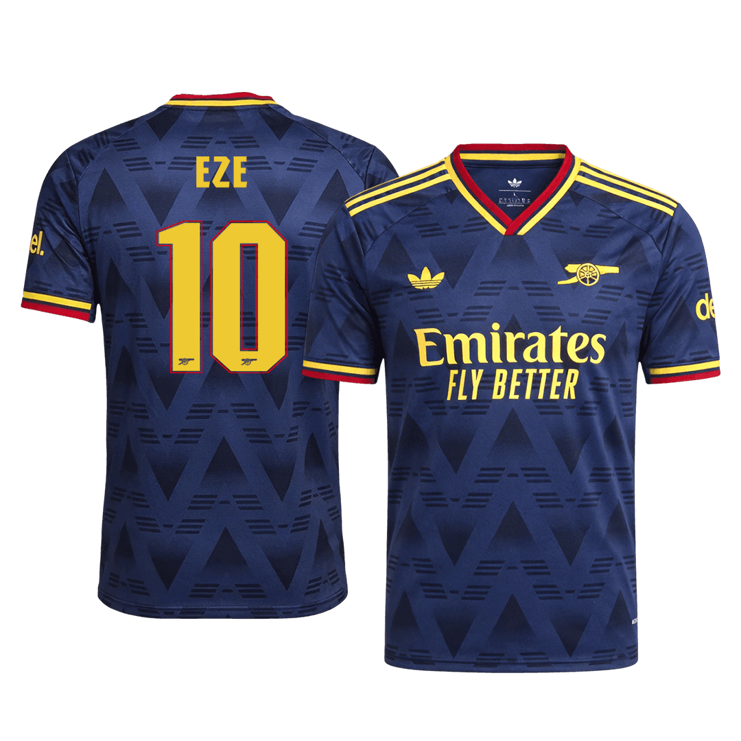 Męska wyjazdowa koszulka Arsenalu 2026/27 – EZE #10 (wersja zawodnicza, UCL)