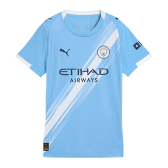 Damska Koszulka Domowa Manchester City 2025/26 - Topowe Koszulki Pilkarskie Sklep Internetowy