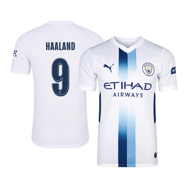 Męska koszulka Manchesteru City trzecia HAALAND #9 wersja zawodnicza 2026/27 - UCL