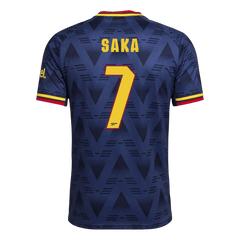 Męska wyjazdowa koszulka Arsenalu 2026/27 – SAKA #7 (wersja zawodnicza, UCL)