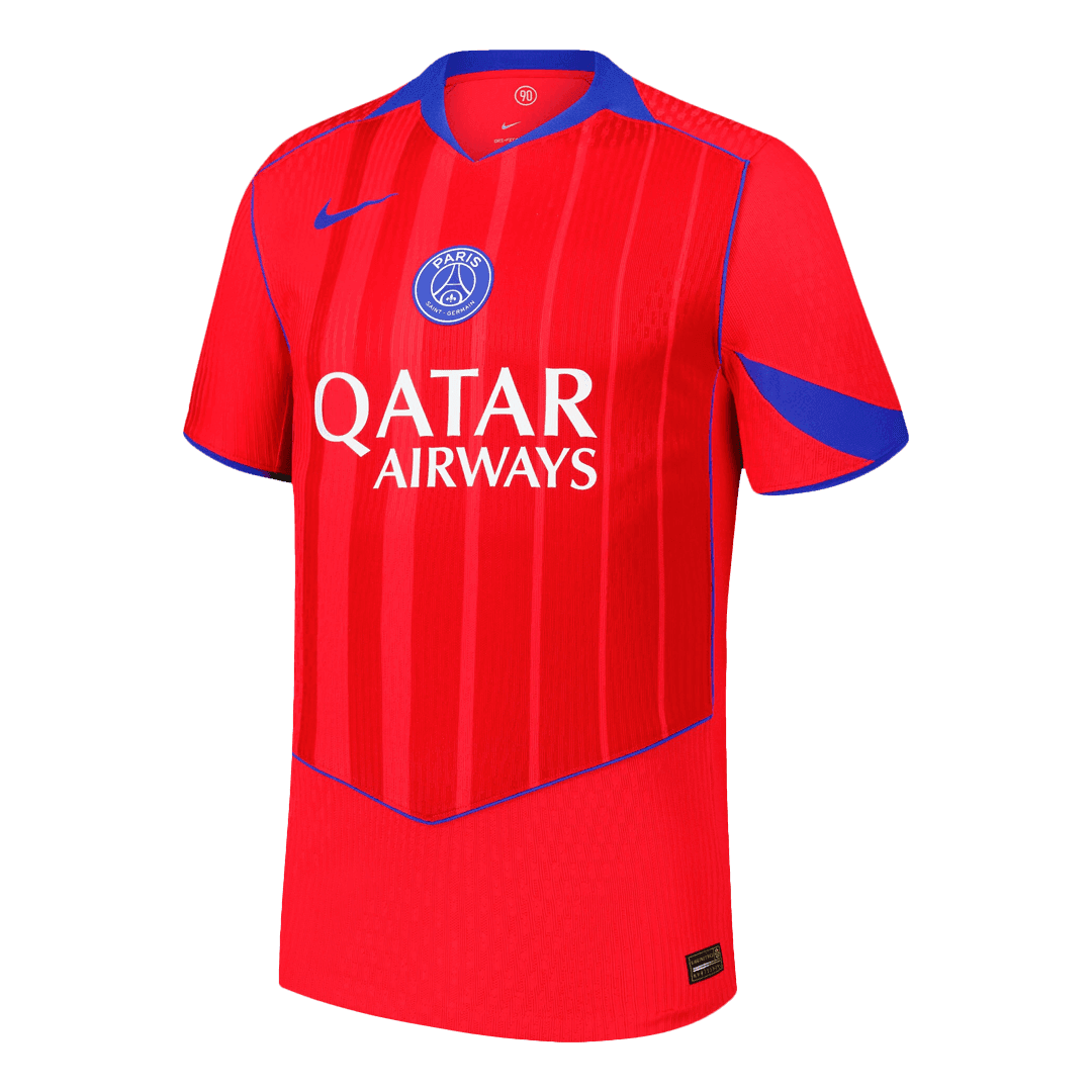 Męska Koszulka Trzecia Wyjazdowa PSG Wersja Piłkarska 2025/26 - Slim Fit - Topowe Koszulki Pilkarskie Sklep Internetowy