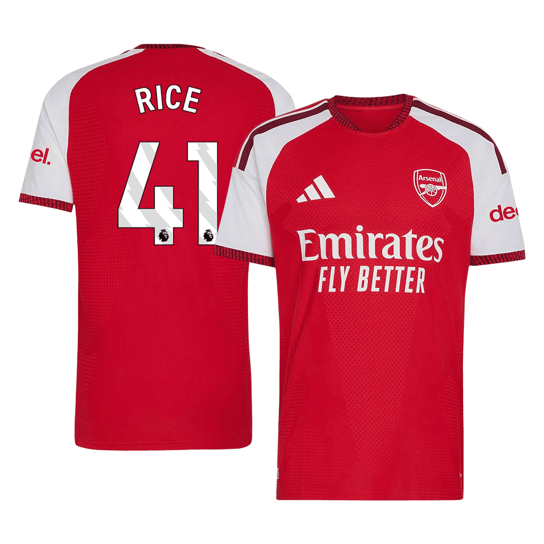 Męska domowa koszulka Arsenalu 2026/27 – RICE #41 (wersja zawodnicza)