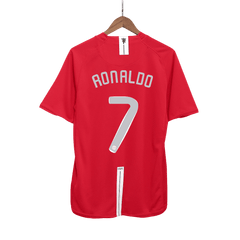 Retro RONALDO #7 2007/08 Męska Koszulka Domowa MU - UCL Final - Topowe Koszulki Pilkarskie Sklep Internetowy