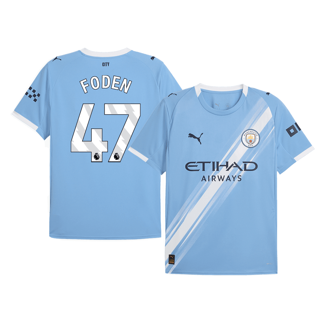 Męska Koszulka Domowa Manchester City FODEN #47 2025/26 - Topowe Koszulki Pilkarskie Sklep Internetowy