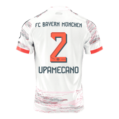 Męska Koszulka Wyjazdowa Bayern Munich UPAMECANO #2 2025/26 - Topowe Koszulki Pilkarskie Sklep Internetowy