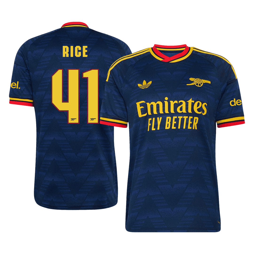 Męska wyjazdowa koszulka Arsenalu 2026/27 – RICE #41 (UCL)