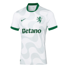 Męska Alternatywna Koszulka Sporting CP 25/26 Biała - Topowe Koszulki Pilkarskie Sklep Internetowy