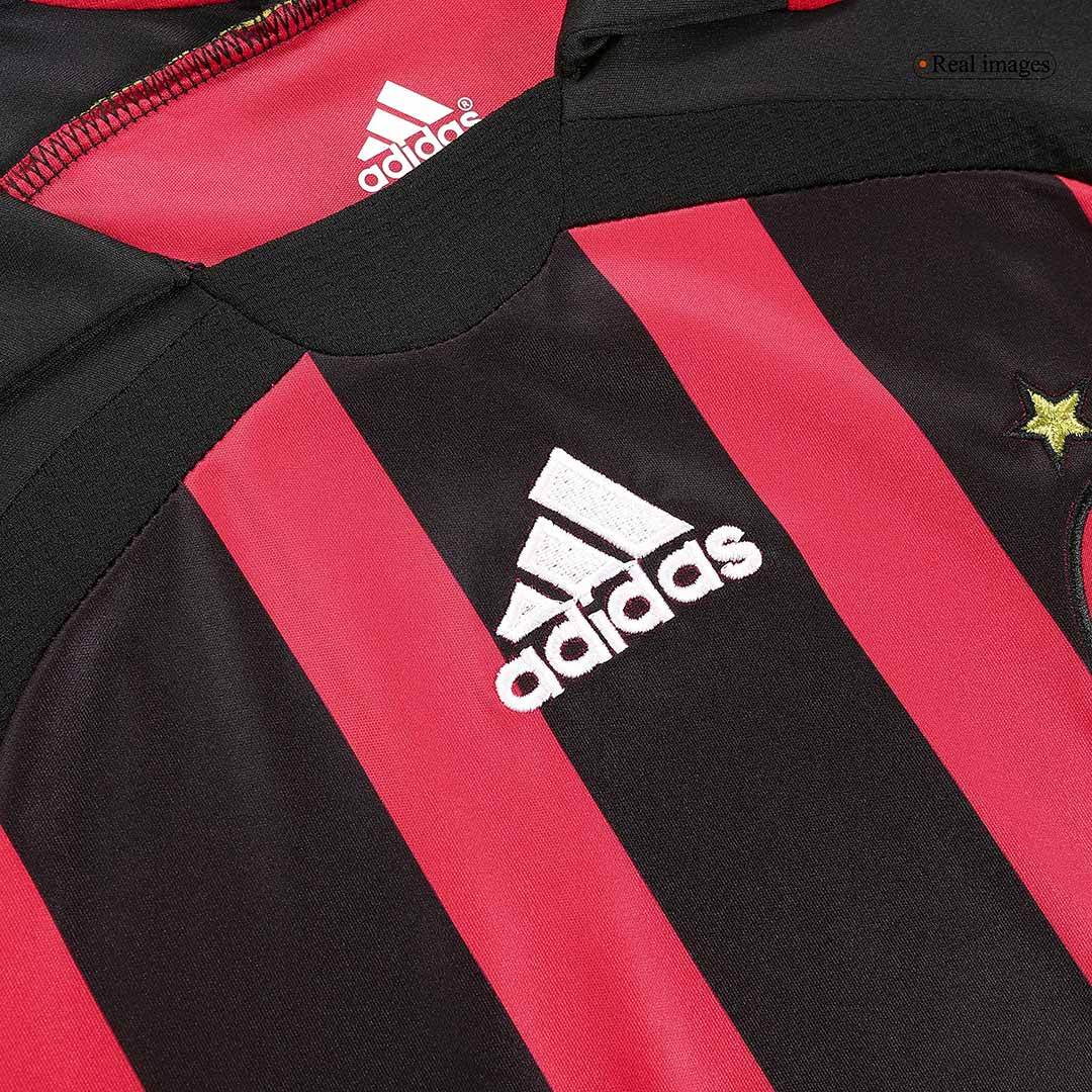 Męska koszulka piłkarska z długim rękawem Retro MALDINI #3 2006/07 AC Milan Home - Topowe Koszulki Pilkarskie Sklep Internetowy