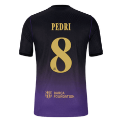 Męska wyjazdowa koszulka FC Barcelony 2026/27 – PEDRI #8 (wersja zawodnicza, UCL)
