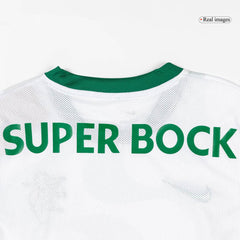 Męska Alternatywna Koszulka Sporting CP 25/26 Biała - Topowe Koszulki Pilkarskie Sklep Internetowy