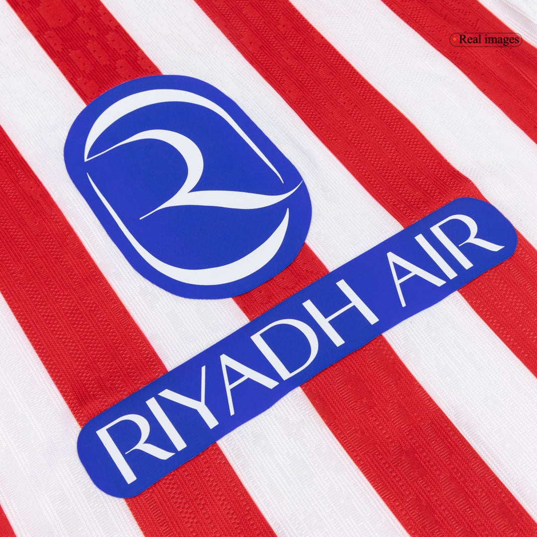 Męska Koszulka Domowa Atletico Madrid Wersja Piłkarska 2025/26 - Slim Fit