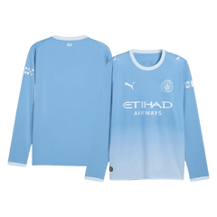 Męska koszulka Manchesteru City domowa z długim rękawem 2026/27