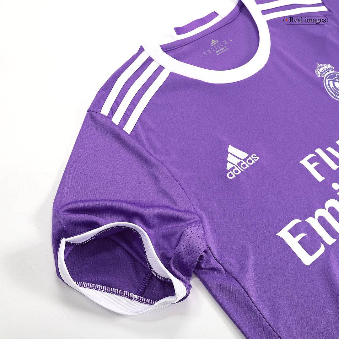 Męska Koszulka Retro Wyjazdowa Real Madrid KROOS #8 2016/17 - Topowe Koszulki Pilkarskie Sklep Internetowy