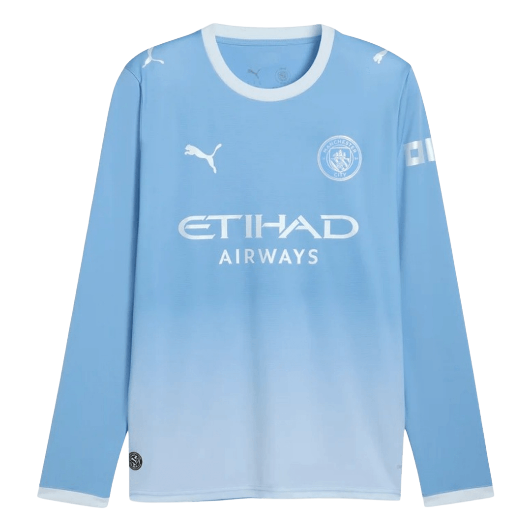Męska koszulka Manchesteru City domowa z długim rękawem 2026/27
