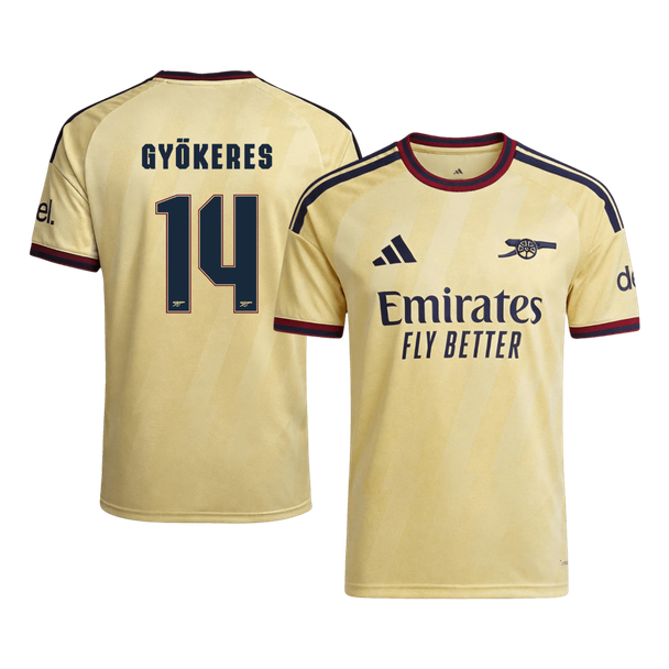 Męska koszulka Arsenalu trzecia GYÖKERES #14 wersja zawodnicza 2026/27 - UCL