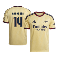 Męska koszulka Arsenalu trzecia GYÖKERES #14 wersja zawodnicza 2026/27 - UCL