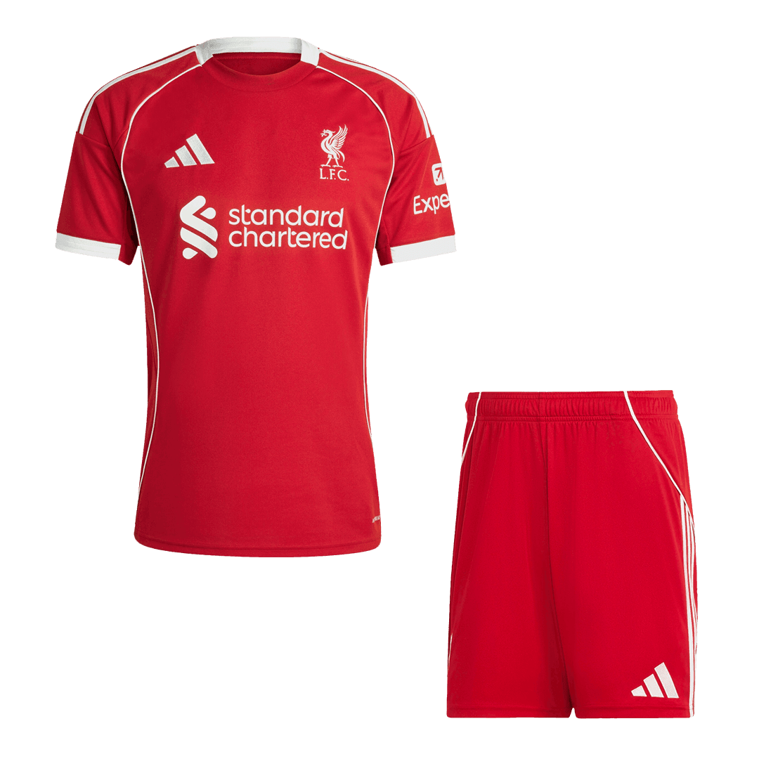 Męski Zestaw Domowy Liverpool (Koszulka+Spodenki) 25/26 - Topowe Koszulki Pilkarskie Sklep Internetowy