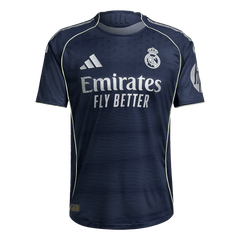 Męska Koszulka Wyjazdowa Real Madrid F.MENDY #23 Wersja Piłkarska 2025/26 - Slim Fit - Topowe Koszulki Pilkarskie Sklep Internetowy