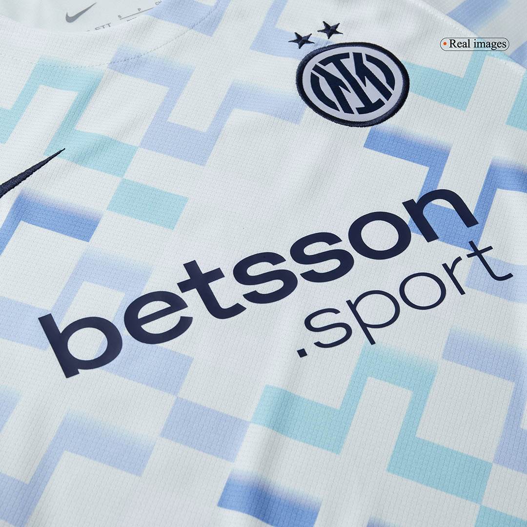 Męska Koszulka Wyjazdowa Inter Milan LAUTARO #10 2025/26 - Topowe Koszulki Pilkarskie Sklep Internetowy