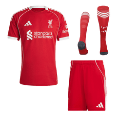 Męski Zestaw Domowa Liverpool (Koszulka + Spodenki + Skarpety) 2025/26