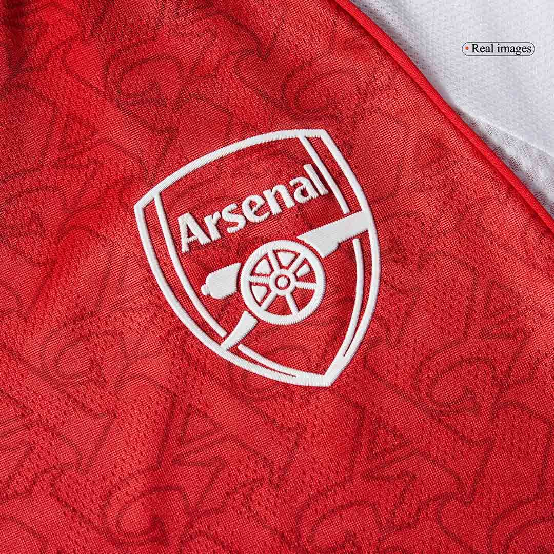 Męska Koszulka Domowa Arsenal SALIBA #2 Wersja Piłkarska 2025/26 - Slim Fit - Topowe Koszulki Pilkarskie Sklep Internetowy