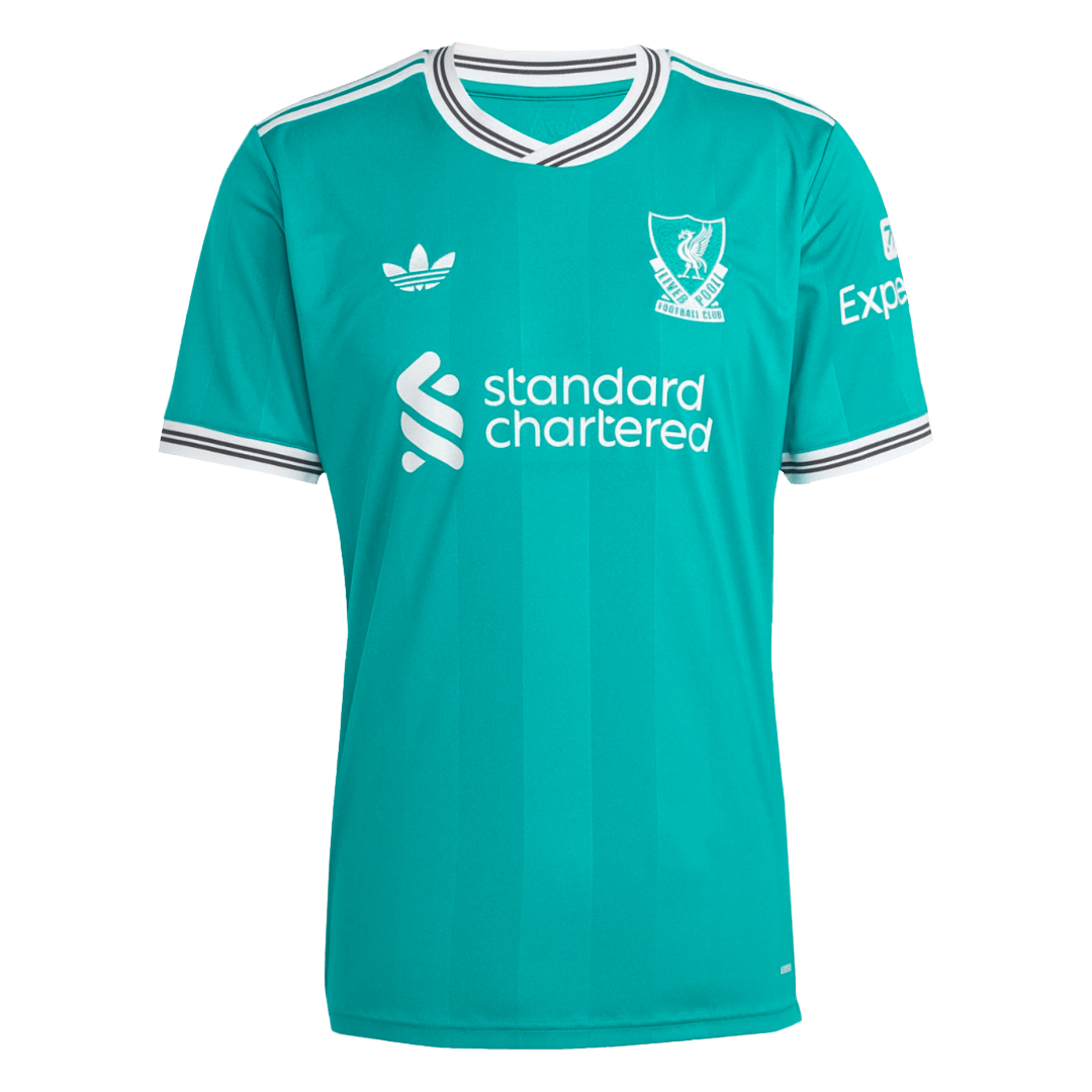 Męski Zestaw Trzecia Wyjazdowa Liverpool (Koszulka+Spodenki) 2025/26