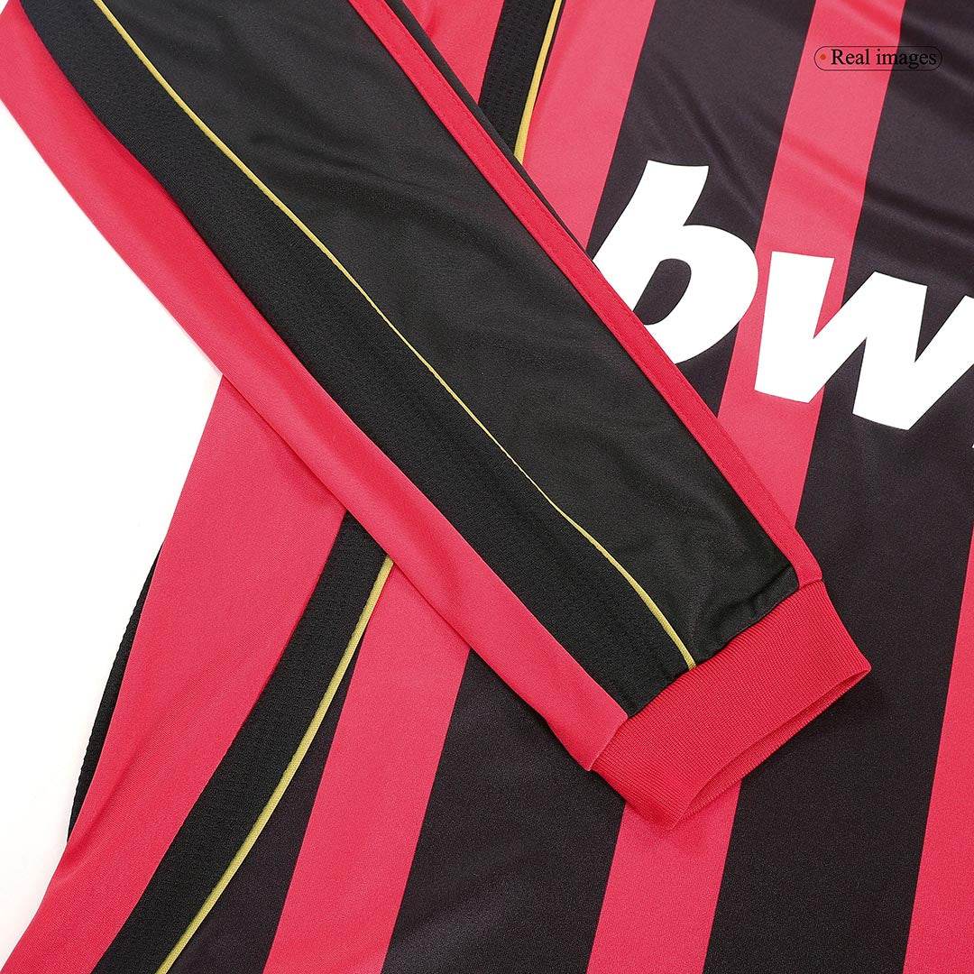 Męska koszulka piłkarska z długim rękawem Retro MALDINI #3 2006/07 AC Milan Home - Topowe Koszulki Pilkarskie Sklep Internetowy