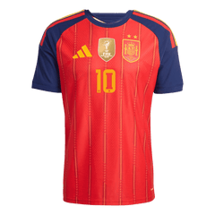 Męska koszulka Hiszpanii Champion Edition domowa OLMO #10 wersja zawodnicza - Mundial 2026