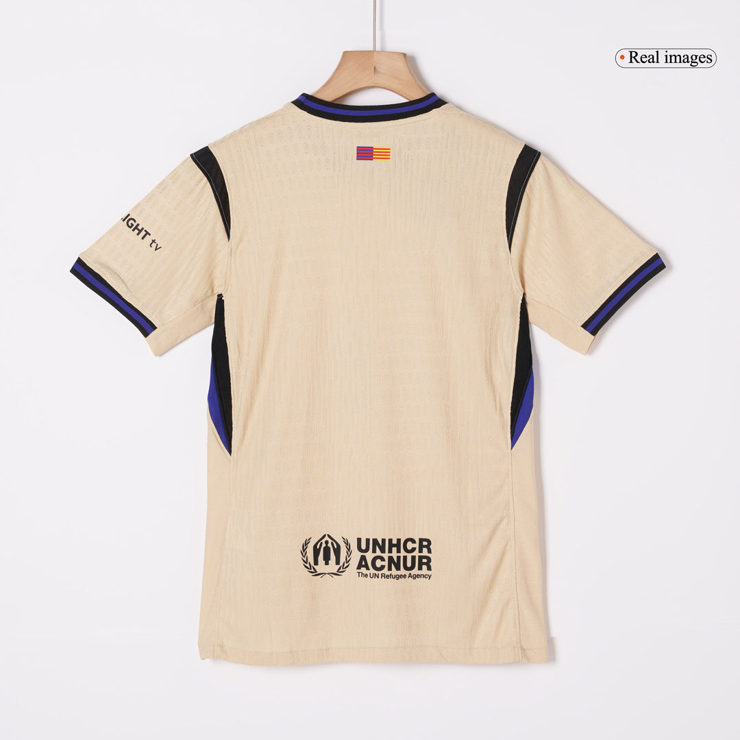 Męska Koszulka Wyjazdowa Barcelona ROONY #28 Wersja Piłkarska 2025/26 - UCL - Slim Fit