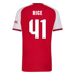 Męska domowa koszulka Arsenalu 2026/27 – RICE #41 (wersja zawodnicza, UCL)
