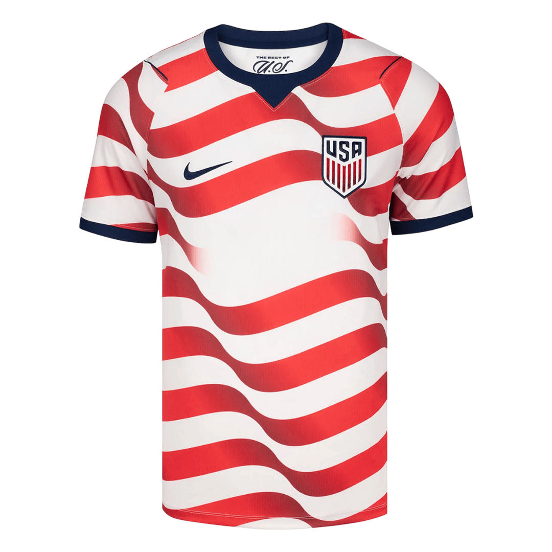 Męska koszulka USA domowa – Mundial 2026 Czerwony i biały [PREMIUM]
