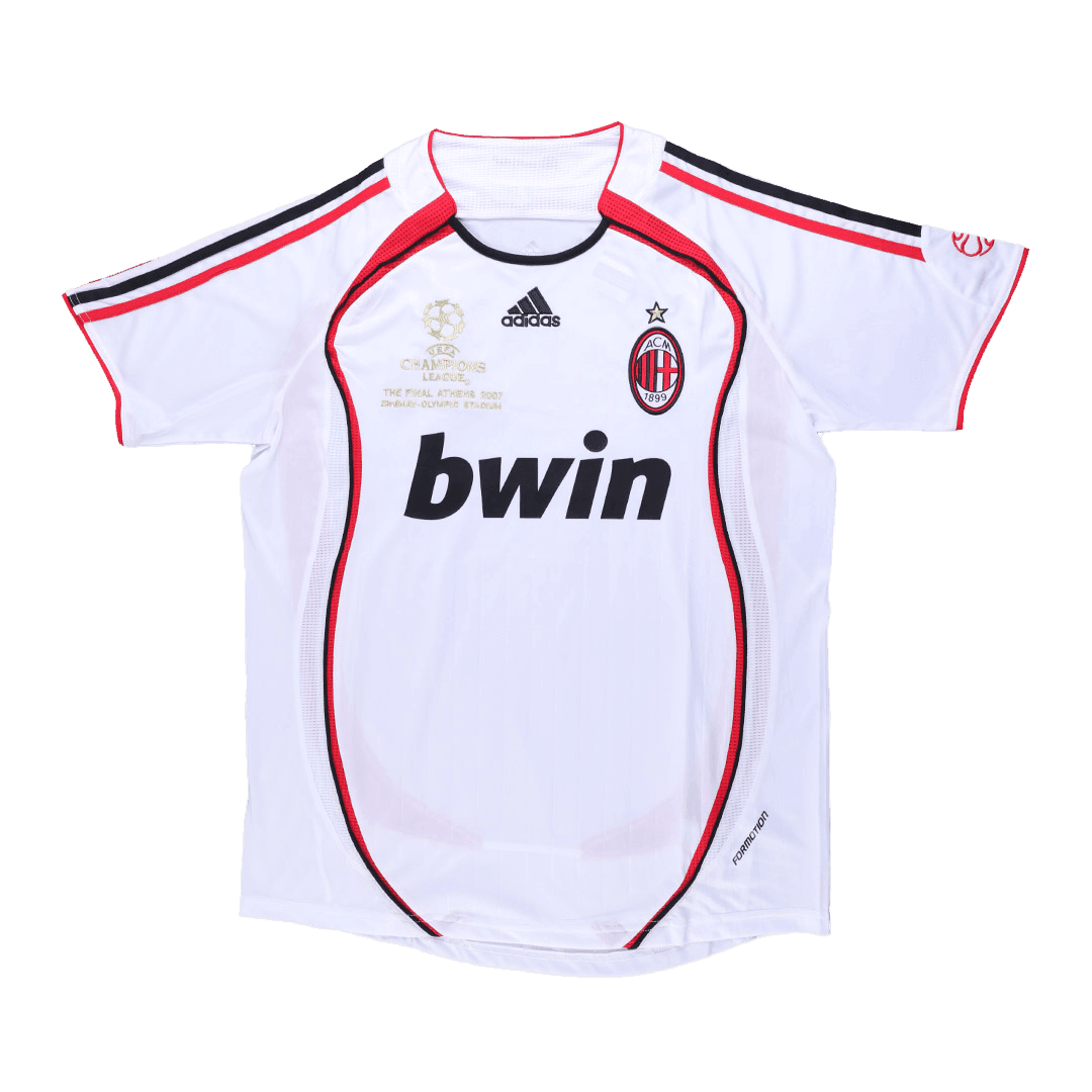 Męska koszulka retro AC Milan 2006/07 wyjazdowa - UCL - Topowe Koszulki Pilkarskie Sklep Internetowy