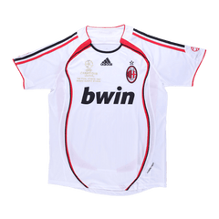 Męska koszulka retro AC Milan 2006/07 wyjazdowa - UCL - Topowe Koszulki Pilkarskie Sklep Internetowy
