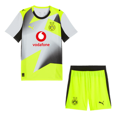 Męski Zestaw Wyjazdowa Borussia Dortmund (Koszulka+Spodenki) 2025/26