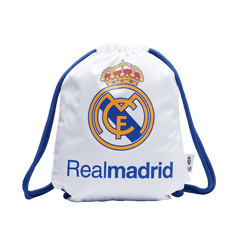 Worek sportowy Real Madrid Biały - Wyprzedaż Sezonowa - Topowe Koszulki Pilkarskie Sklep Internetowy