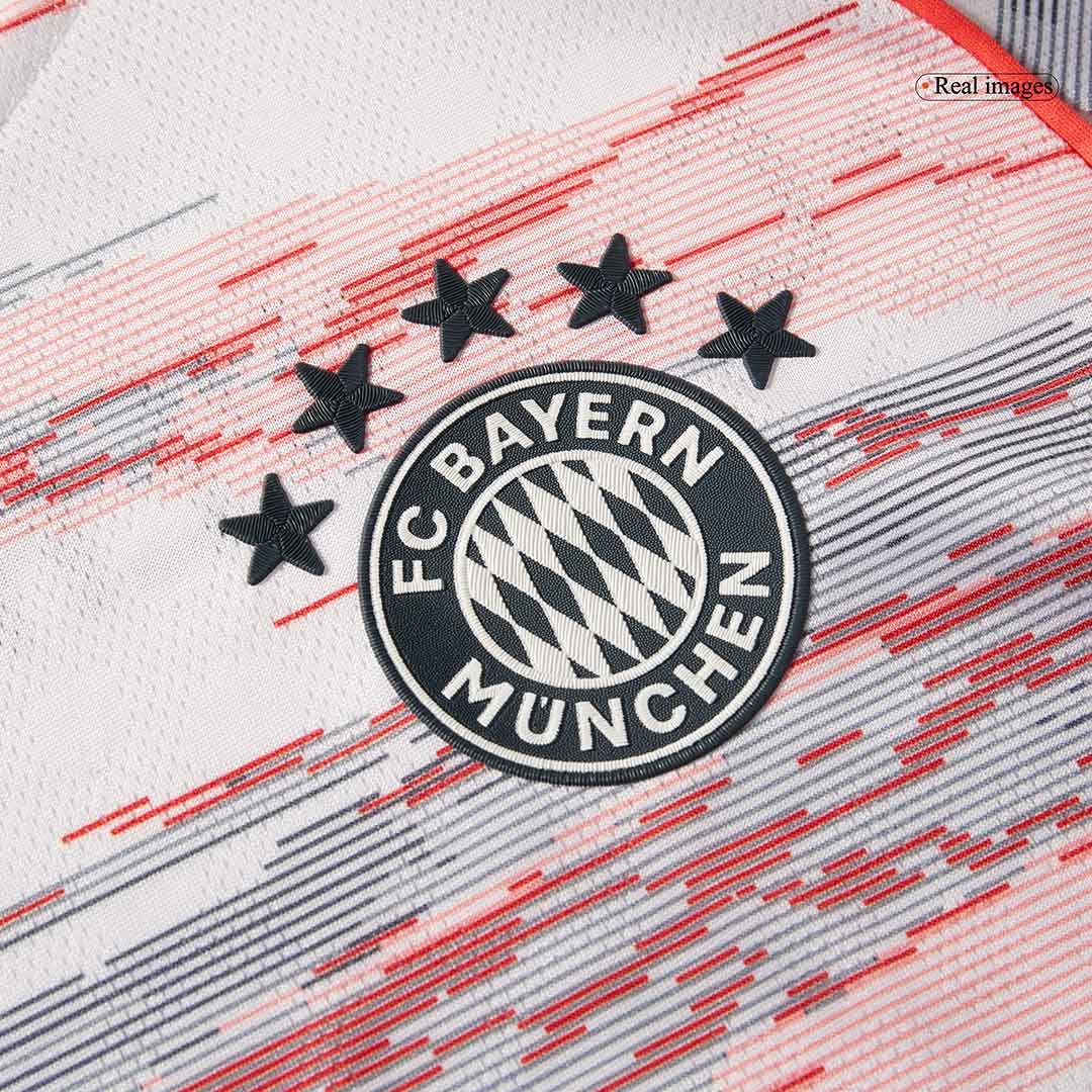Męska Koszulka Wyjazdowa Bayern Munich UPAMECANO #2 Wersja Piłkarska 2025/26 - Slim Fit - Topowe Koszulki Pilkarskie Sklep Internetowy