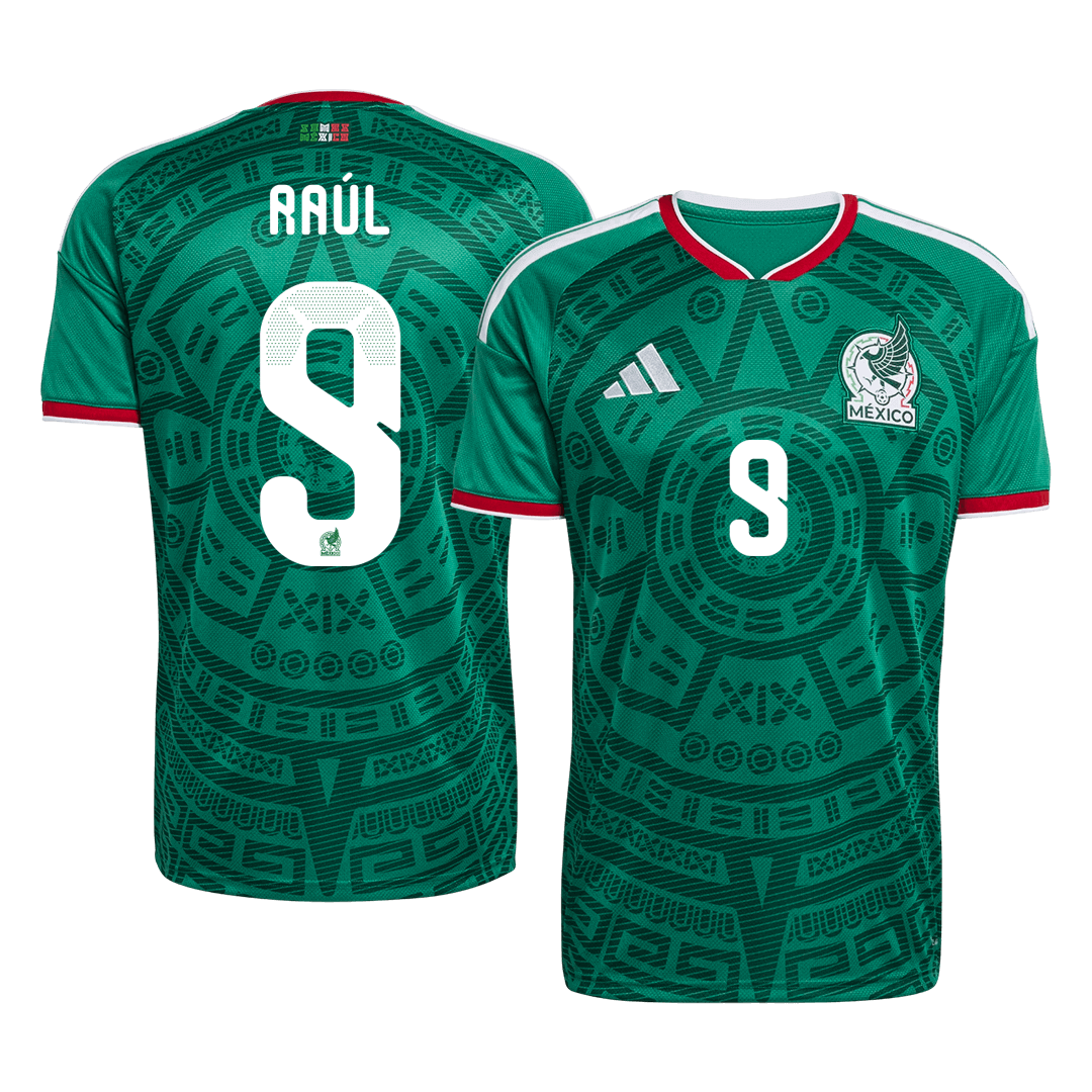 Męska koszulka Meksyku domowa Mexico Raúl #9 – Mundial 2026