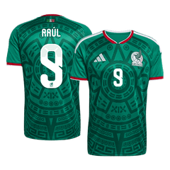 Męska koszulka Meksyku domowa Mexico Raúl #9 – Mundial 2026