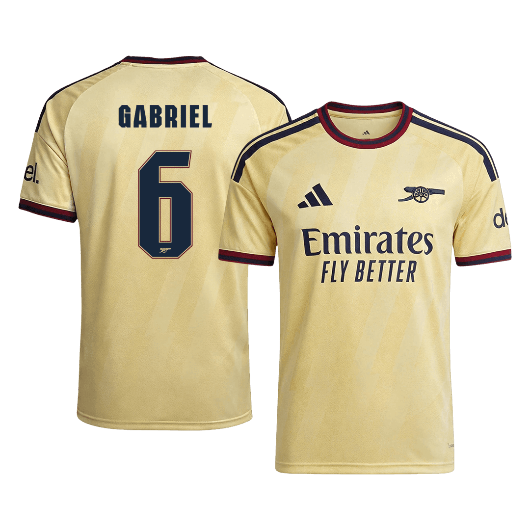 Męska trzecia koszulka Arsenalu 2026/27 – GABRIEL #6 (wersja zawodnicza, UCL)