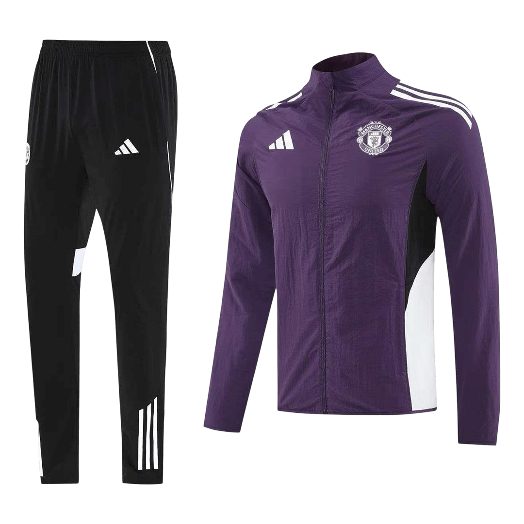 Męski Zestaw Treningowy Manchester United (Kurtka+Spodnie) 2025/26